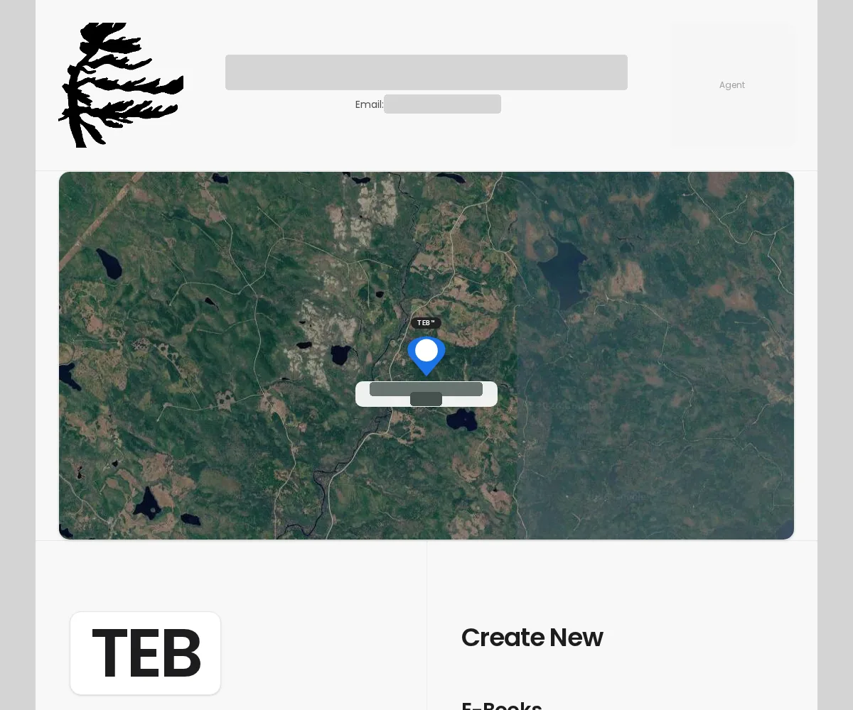 Live Mapsite example 2 of 4, with personal details hidden