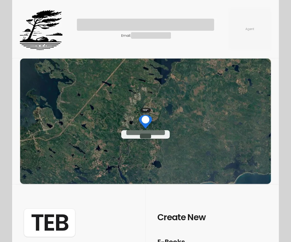 Live Mapsite example 3 of 4, with personal details hidden